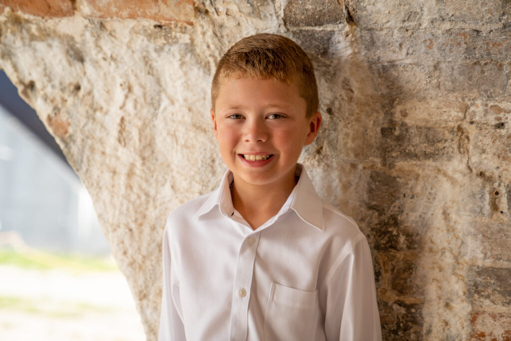 boy at fort pickens