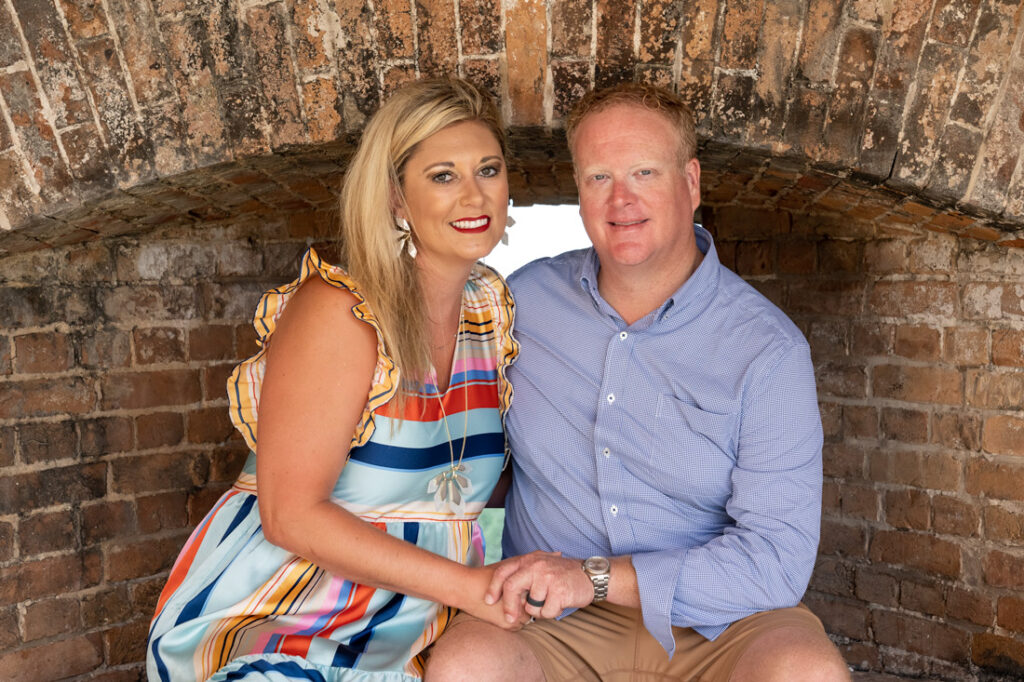 couple at Fort Pickens